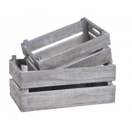 Skrzynki drewniane, 2szt-kpl