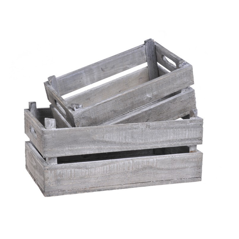 Skrzynki drewniane, 2szt-kpl