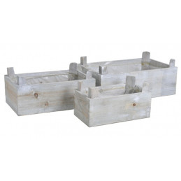 Skrzynki 3szt/kpl - drewno