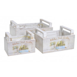 Skrzynki z ziołami 3szt/kpl