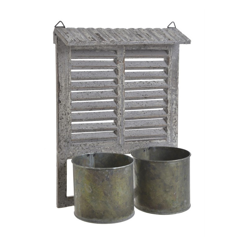 Okiennica z doniczkami 24.5x11x31 cm