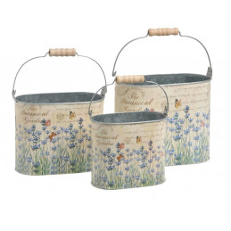 Wiaderka owalne 3szt-kpl