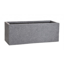 Donice prostokątne szare 3szt-kpl - MROZOODPORNA