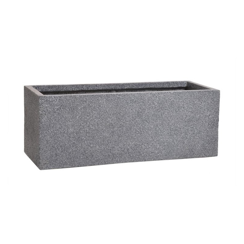 Donice prostokątne szare 3szt-kpl - MROZOODPORNA