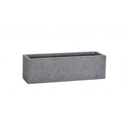 Donice prostokątne szare 3szt-kpl - MROZOODPORNA