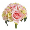 Bukiet róż z hortensją 4+3 28 cm