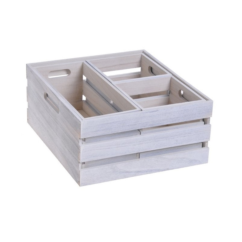 Komplet skrzynek 4szt WHITE