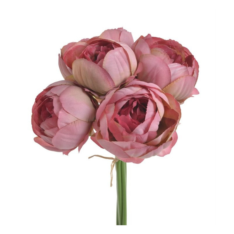 Bukiet piwonii x5 25 cm MIX KOLORÓW