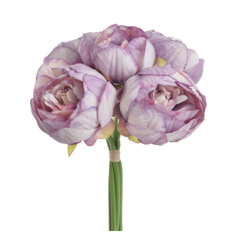 Bukiet piwonii x5 25 cm MIX KOLORÓW