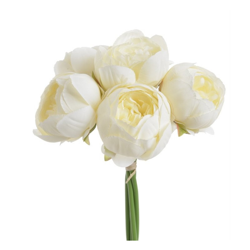 Bukiet piwonii x5 25 cm MIX KOLORÓW