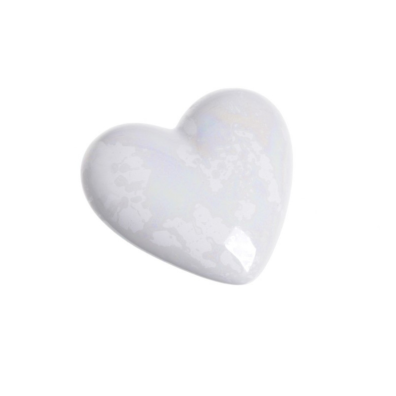 Serce ceramiczne opalizujące 7,4 cm