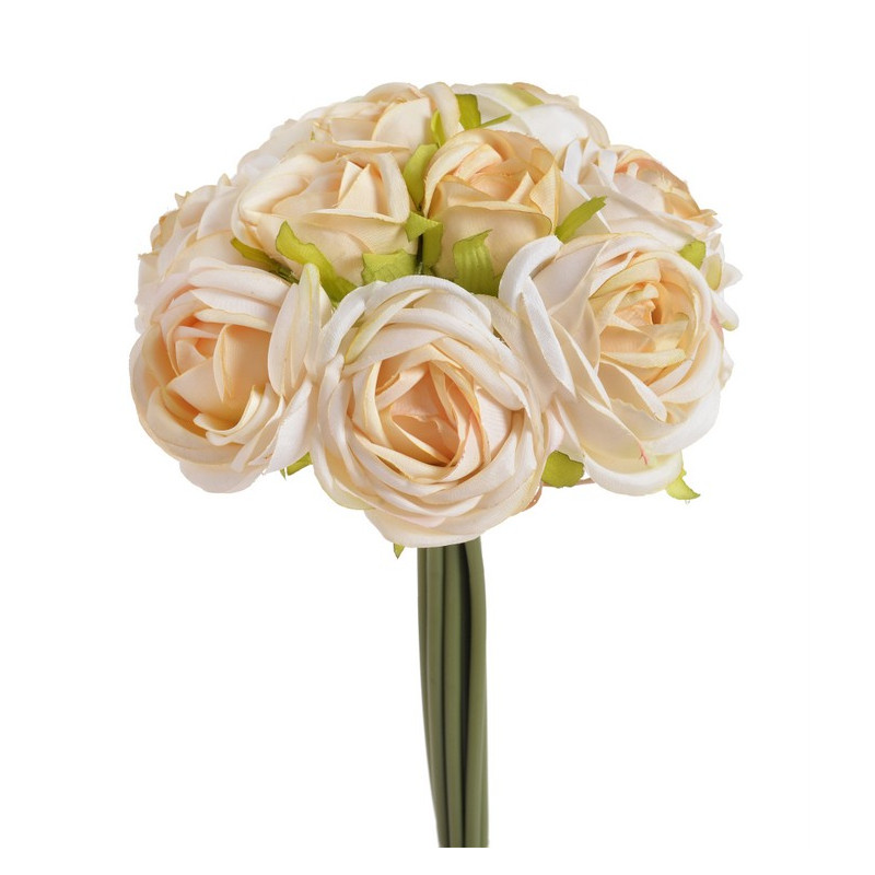 Bukiet róż 7+3, 27 cm - sztuczny kwiat