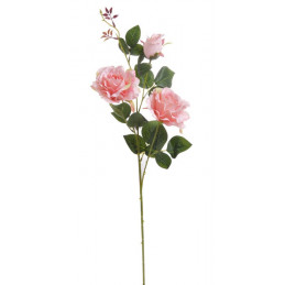 Róża x3, 77 cm - sztuczny kwiat