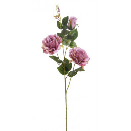 Róża x3, 77 cm - sztuczny kwiat