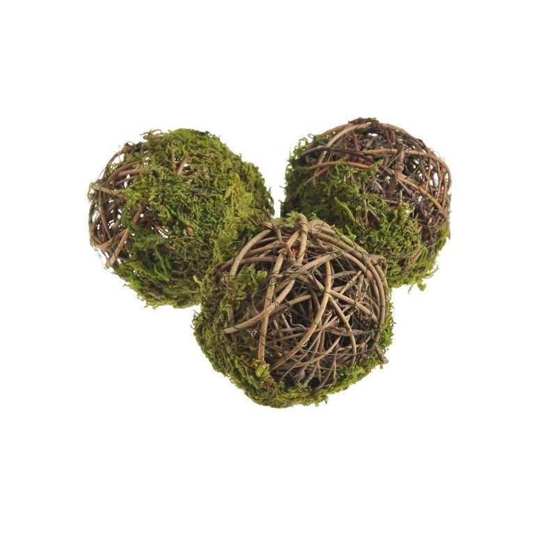 Kula mech+ratan 6szt 7 cm