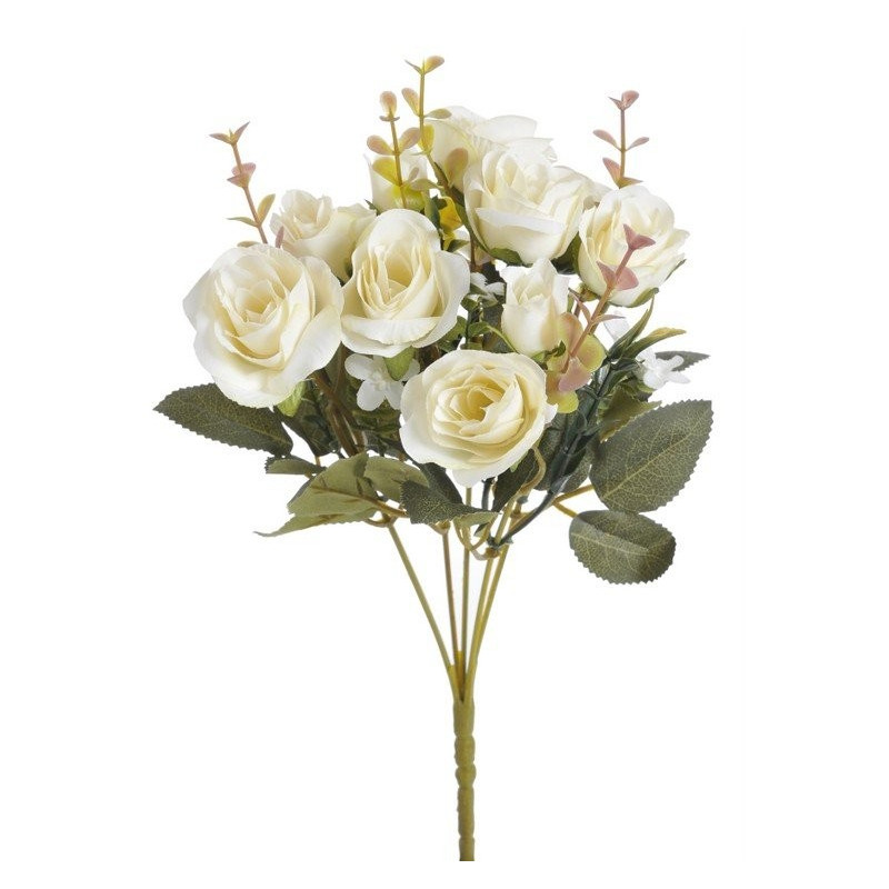 Bukiet z różą 30 cm - sztuczna roślina