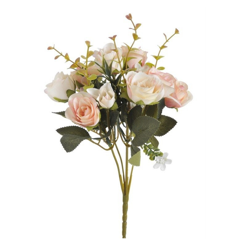 Bukiet z różą 30 cm - sztuczna roślina
