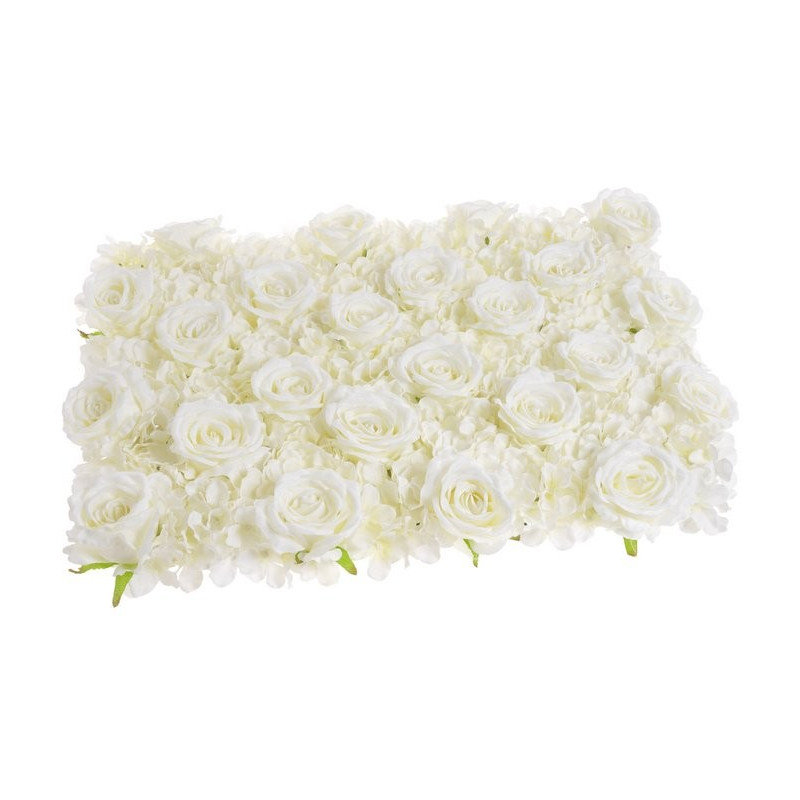 Mata dekoracyjna hortensja + róża 40x60 cm