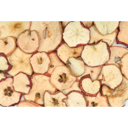 Apple sliced red painted 200 g - sSu