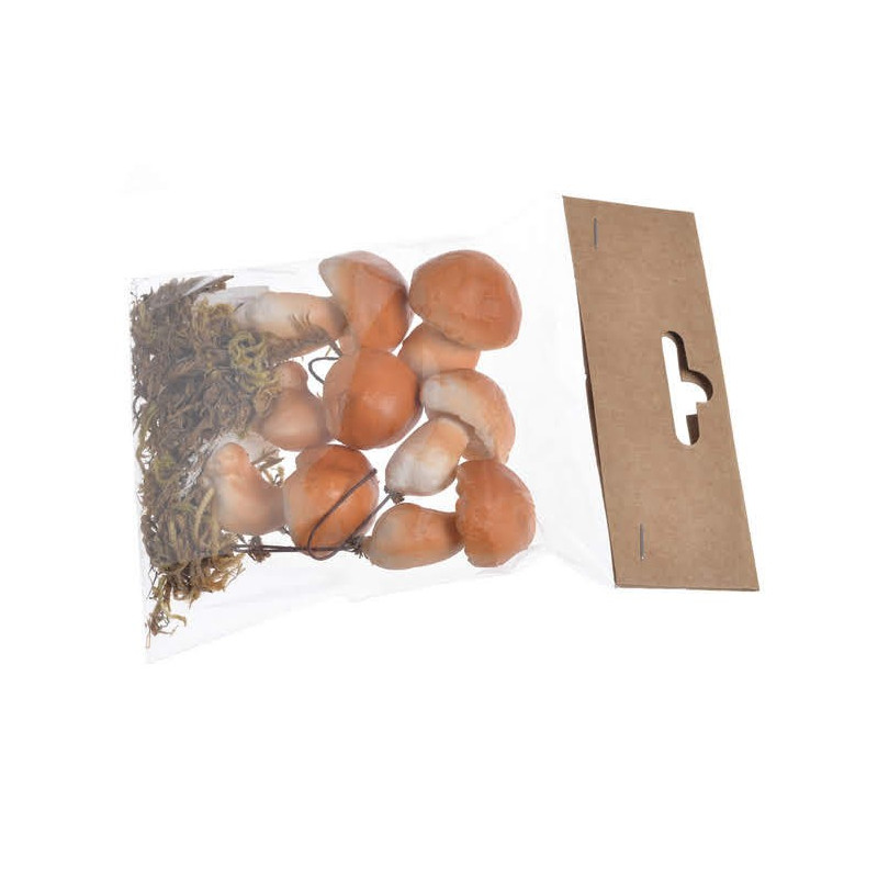 Grzyby sztuczne 4-5 cm 6szt-paczka