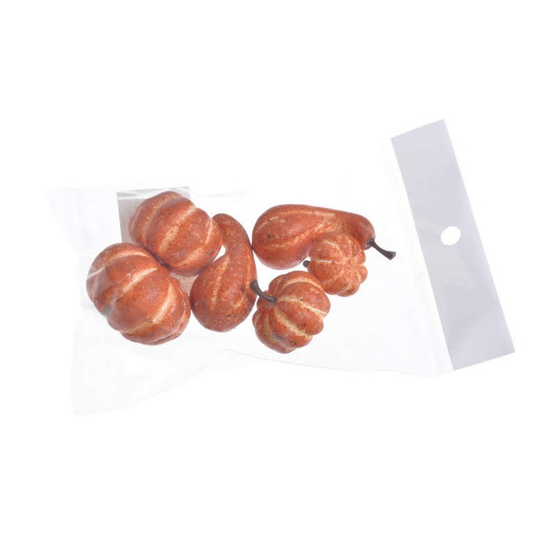 Dynie sztuczne 2,5-5 cm 6szt-paczka