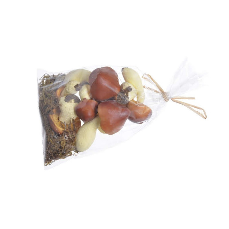 Grzyby sztuczne 4,5-7,5 cm 8szt-paczka