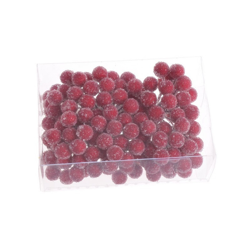 Kuleczki w cukrze na druciku, paczka/6peczków x 24sztuki, 1,3 - 9 cm - dodatek do stroików