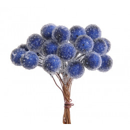 Kuleczki w cukrze na druciku, paczka/6peczków x 24sztuki, 1,3 - 9 cm - dodatek do stroików