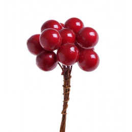 Kuleczki BŁYSK na druciku paczka/6pęczków x12sztuk, 1,5-9 cm - dodatek do stroików