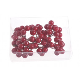 Kuleczki BŁYSK na druciku paczka/6pęczków x12sztuk, 1,5-9 cm - dodatek do stroików