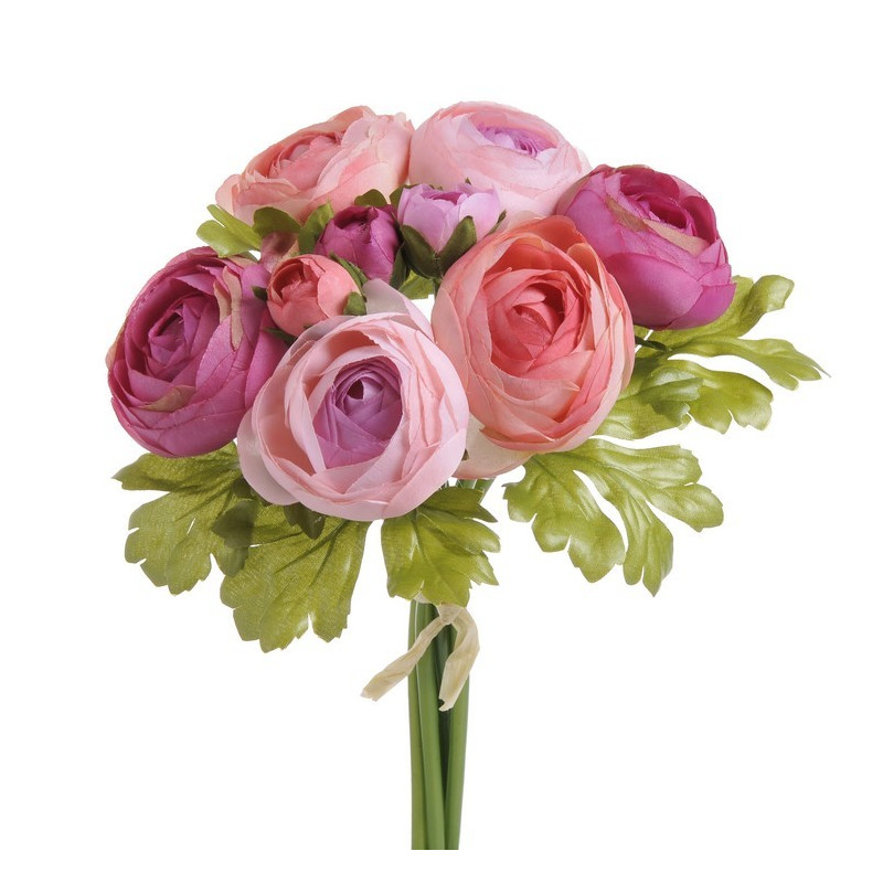 Ranunculus duży x 9 bukiet 25 cm