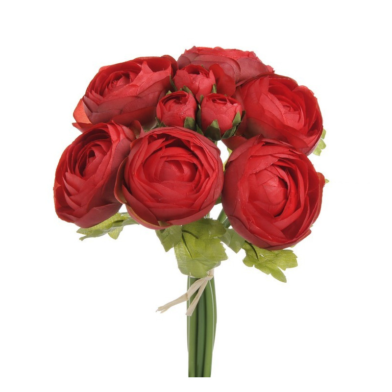 Ranunculus duży x 9 bukiet 25 cm