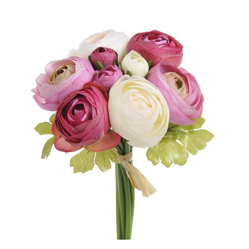 Ranunculus duży x 9 bukiet 25 cm