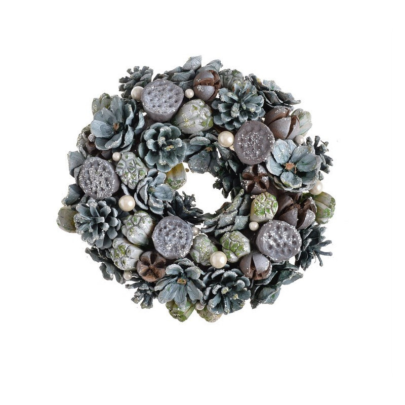 Wianek 26 cm GREEN - artykuł dekoracyjny