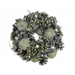 Wianek szyszki 26 cm GREEN - artykuł dekoracyjny