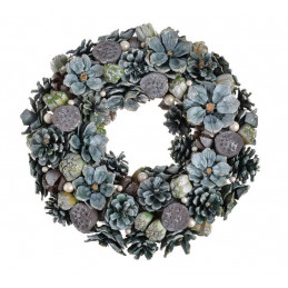 Wianek szyszki 34 cm GREEN - artykuł dekoracyjny