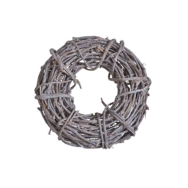 Wianek 30 cm - element dekoracyjny WHITE WASHED