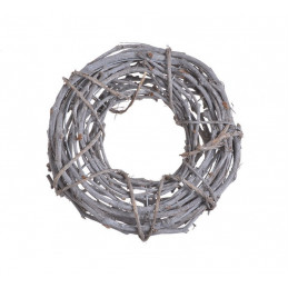 Wianek 35 cm - element dekoracyjny WHITE WASHED