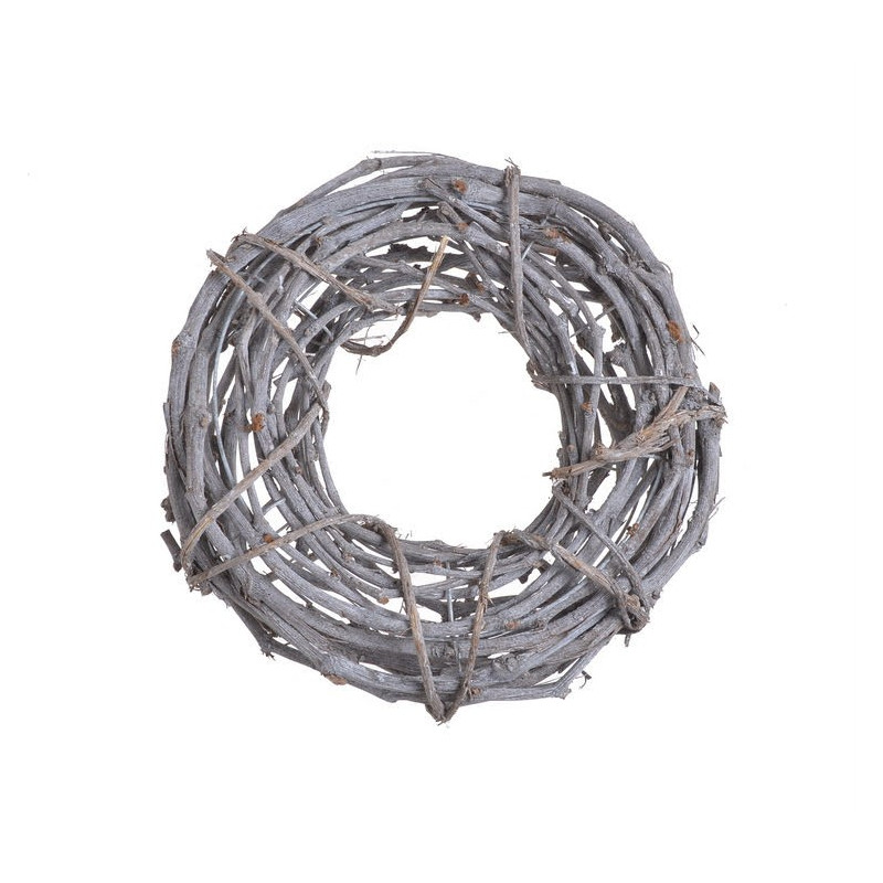 Wianek 35 cm - element dekoracyjny WHITE WASHED