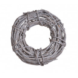 Wianek 40 cm - element dekoracyjny WHITE WASHED