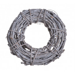 Wianek 45 cm - element dekoracyjny WHITE WASHED