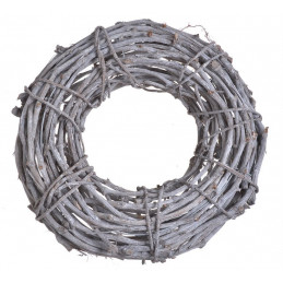 Wianek 50 cm - element dekoracyjny WHITE WASHED