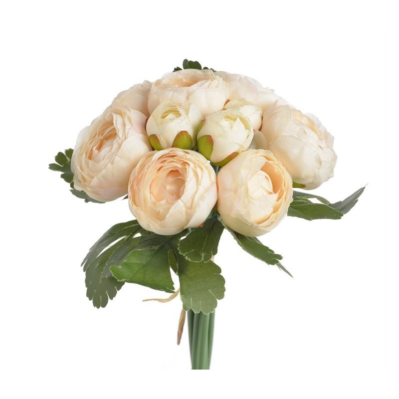 Ranunculus bukiet 7+3, 25 cm - sztuczna roślina
