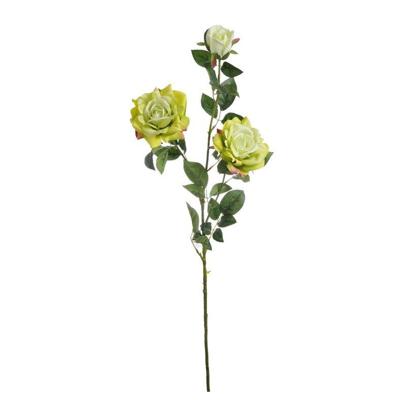 Róża welwetowa x 3, 96 cm - sztuczna roślina