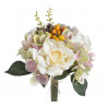 Bukiet róż z hortensją 3+3..29 cm - sztuczna roślina