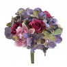 Bukiet z różą,storczykiem i hortensją..28 cm - sztuczna roślina