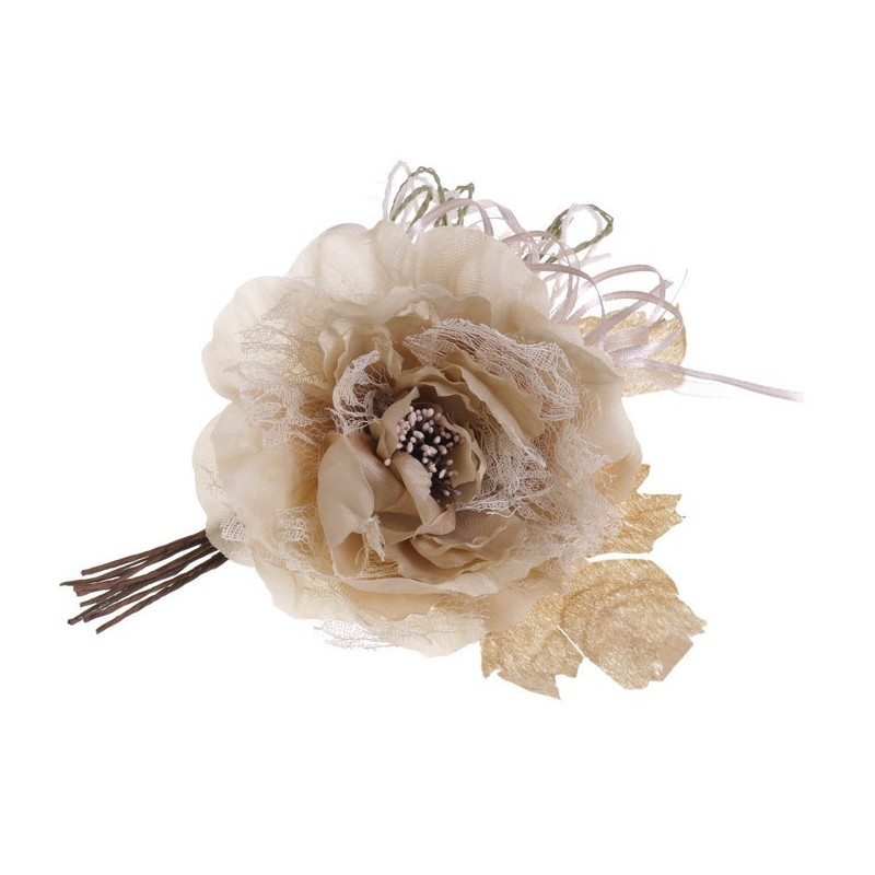 Róża koronkowa duża 13 cm