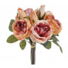 Bukiet róż 6+3, 28 cm - sztuczna roślina