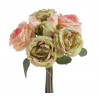 Bukiet róż 6+3, 28 cm - sztuczna roślina