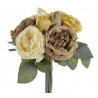 Bukiet róż 6+3, 28 cm - sztuczna roślina